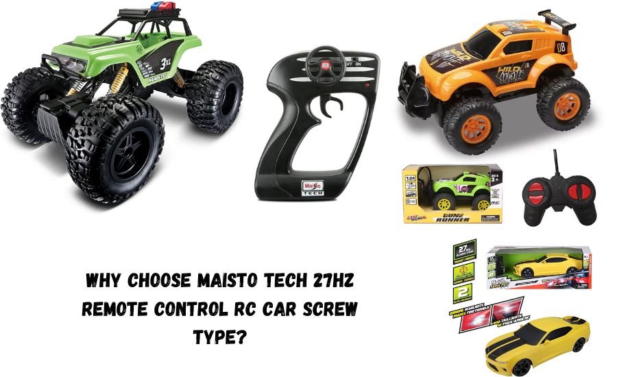 maisto tech 27hz remote control rc car screw type